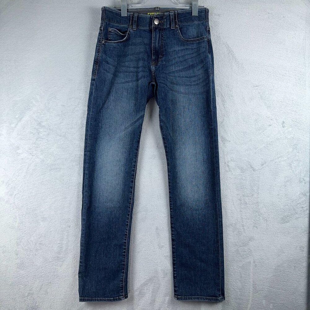Lee Jeans Straight Leg Extreme Motion Slim Fit Denim Men's Blue Size 31X32